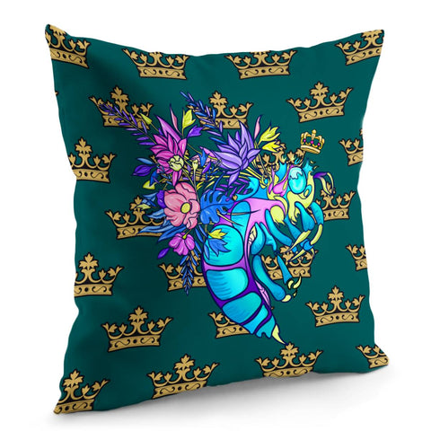 Image of Bee And Flower Pillow Cover