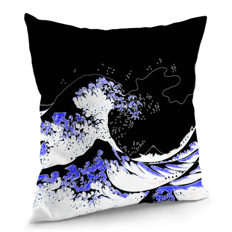 Image of The Great Wave Off Kanagawa Pillow Cover