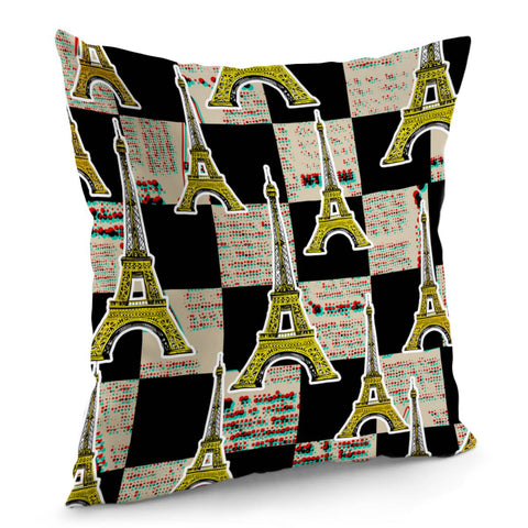 Image of Eiffel Tower Pillow Cover