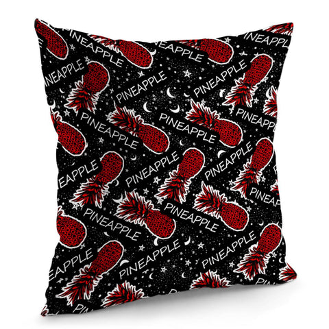 Image of Blood Red Pineapple Pillow Cover