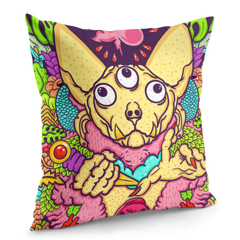 Image of Monster Cat Pillow Cover