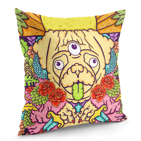 Image of Monster Dog Pillow Cover