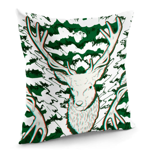 Image of Reindeer Pillow Cover