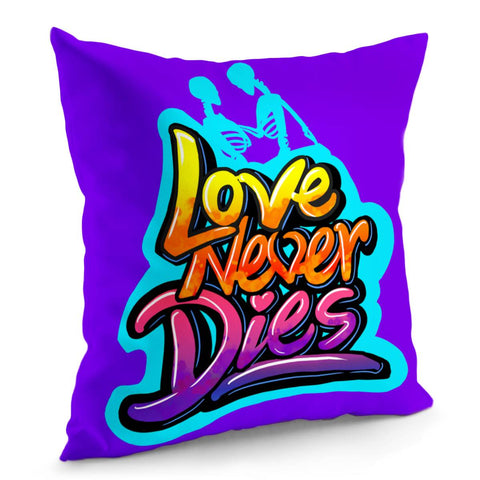 Image of Love Slogan Pillow Cover