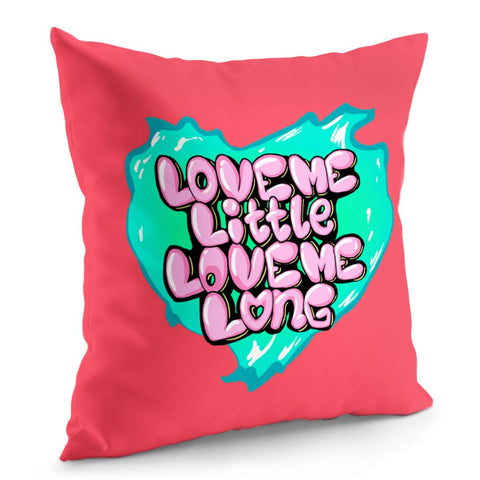 Image of Love Slogan Pillow Cover