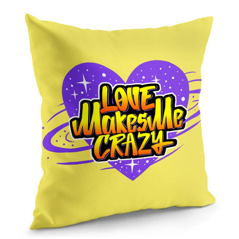 Image of Love Slogan Pillow Cover