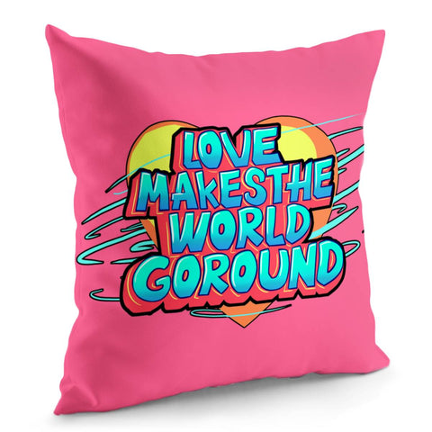 Image of Love Slogan Pillow Cover