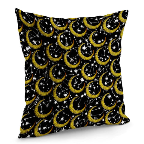 Image of Golden Moon Pillow Cover