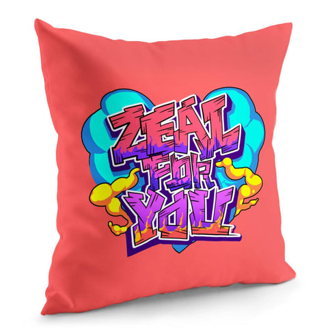 Image of Love Slogan Pillow Cover