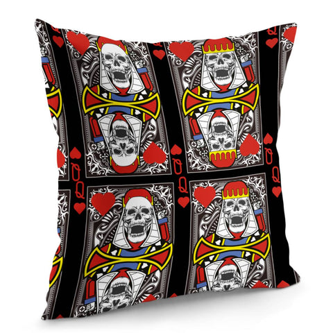 Image of Queen Of Hearts Q Pillow Cover