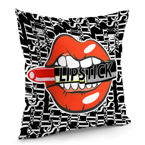 Image of Lipstick Pillow Cover