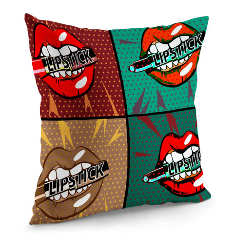 Image of Lipstick Pillow Cover