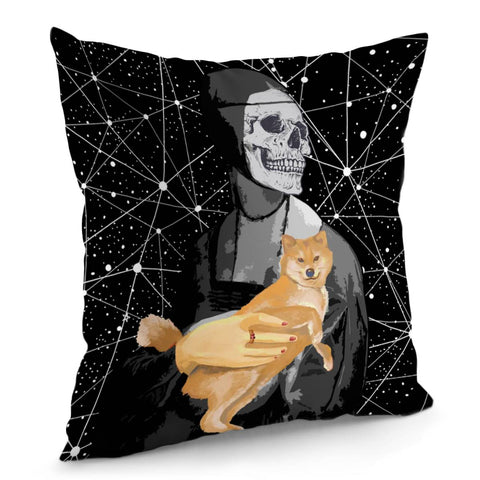 Image of Holding A Dog Pillow Cover