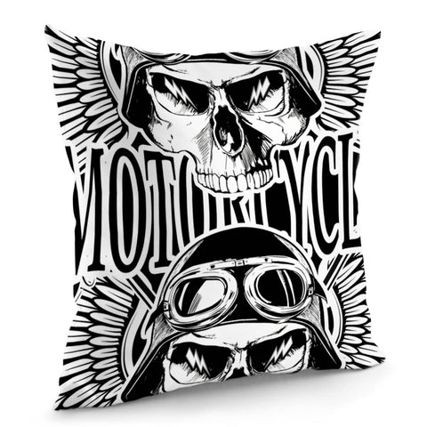 Image of Motorcycle Pillow Cover