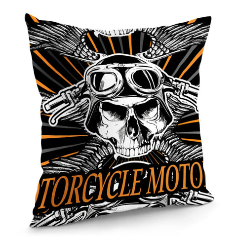 Image of Motorcycle Pillow Cover