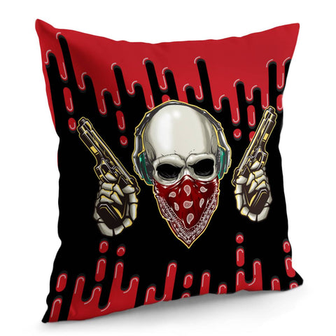 Image of Pirate Skull Pillow Cover