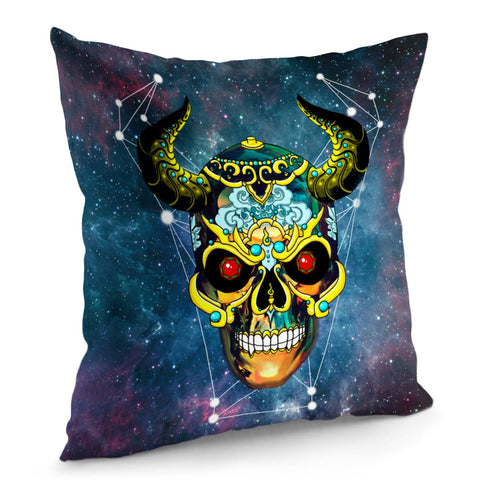 Image of Skull Pillow Cover