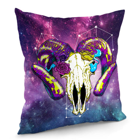 Image of Skull Pillow Cover