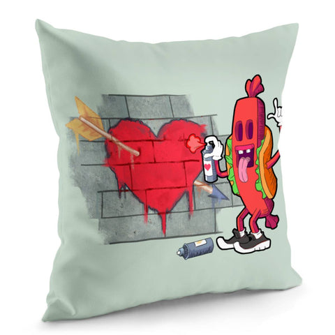 Image of Creative Love Illustration Pillow Cover