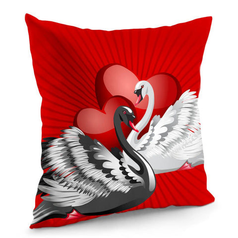 Image of Swan Pillow Cover