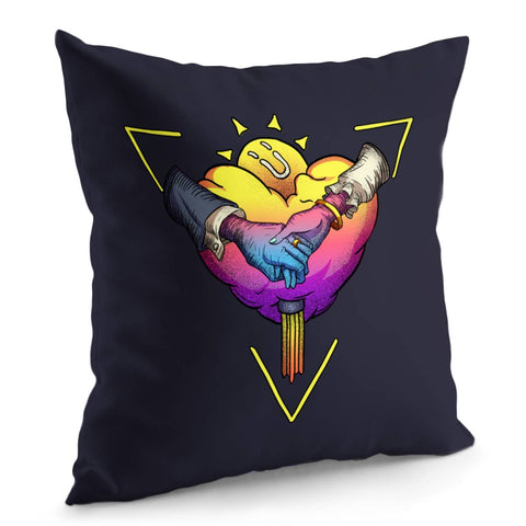 Image of Creative Love Illustration Pillow Cover