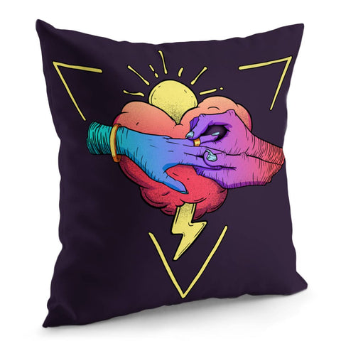 Image of Creative Love Pattern Design Pillow Cover