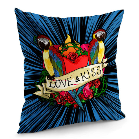 Image of Love&Kiss Pillow Cover