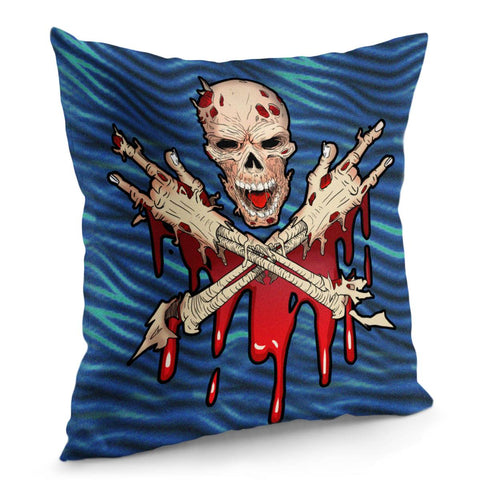 Image of Human Skeleton Pillow Cover