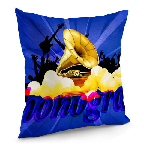 Image of Phonograph Pillow Cover