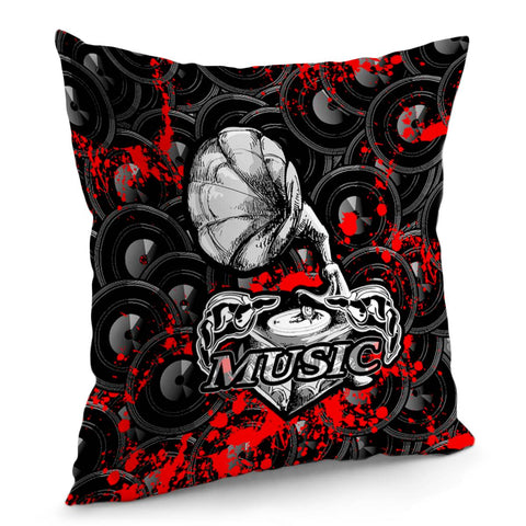 Image of Phonograph Pillow Cover