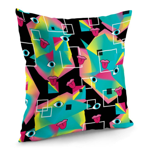 Image of Rainbow Pop Pillow Cover