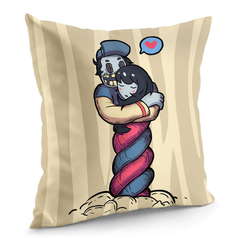 Image of Hug Doodle Pillow Cover