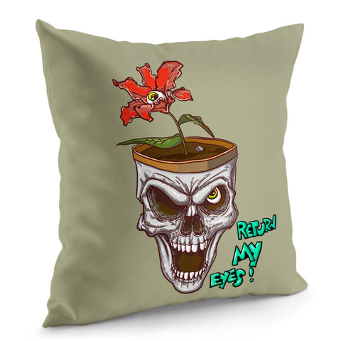 Image of Skull Pillow Cover