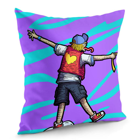 Image of Graffiti Pillow Cover