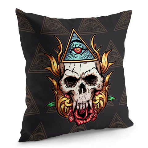 Image of Human Skeleton Pillow Cover