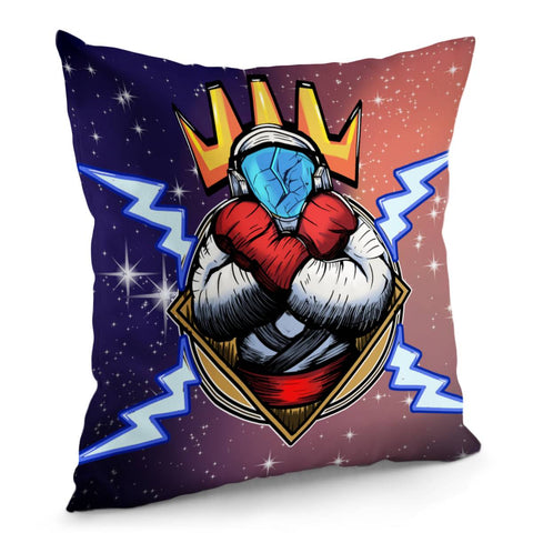 Image of Boxing Astronaut Pillow Cover