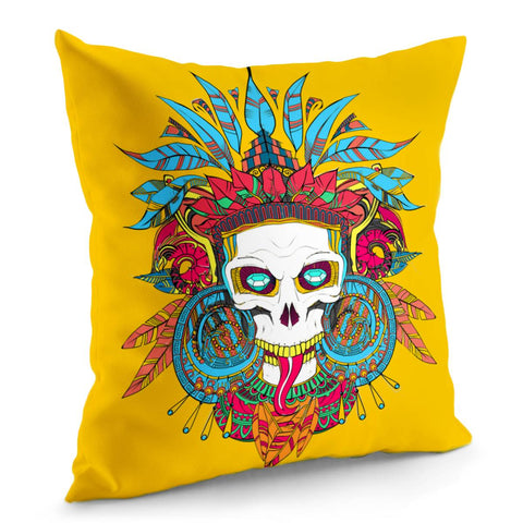 Image of Skull Pillow Cover