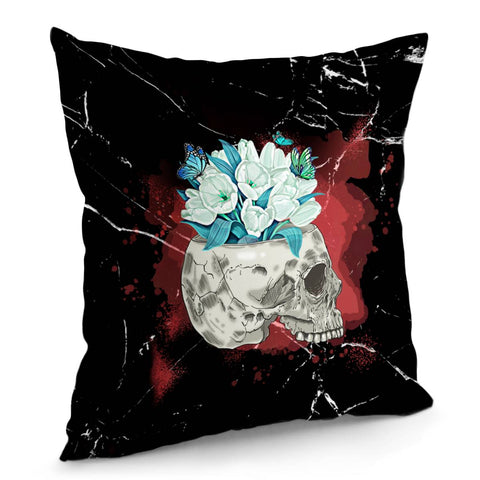 Image of Skull Pillow Cover