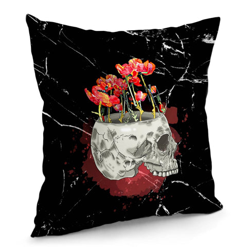 Image of Skull Pillow Cover