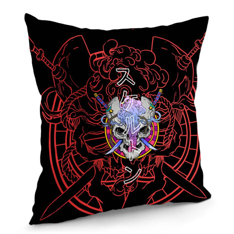 Image of Skull Pillow Cover