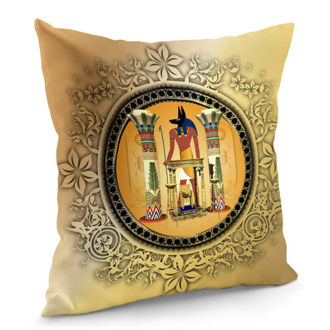 Image of Anubis The Egyptian God Pillow Cover