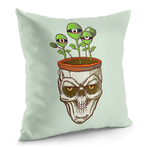 Image of Skull Pillow Cover