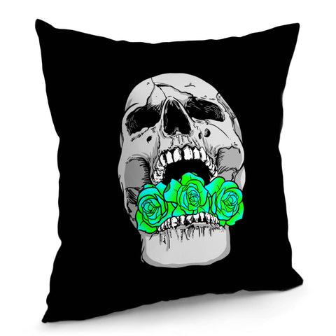 Image of Skull Pillow Cover