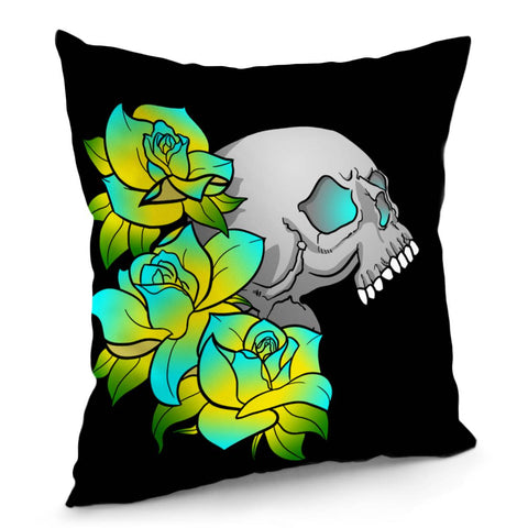 Image of Skull Pillow Cover