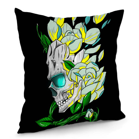 Image of Skull Pillow Cover