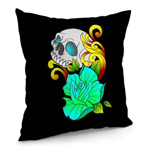 Image of Skull Pillow Cover