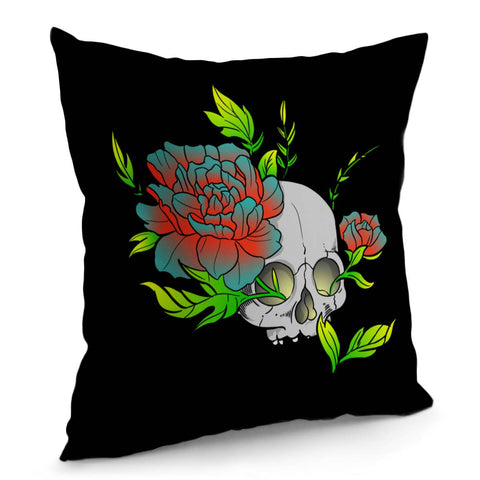 Image of Skull Pillow Cover