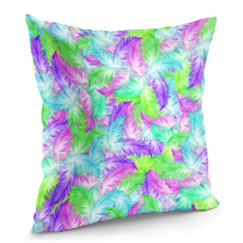 Image of Tropical Feathers Pillow Cover