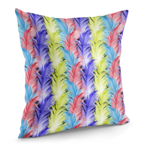 Image of Feathery Stripes Pillow Cover