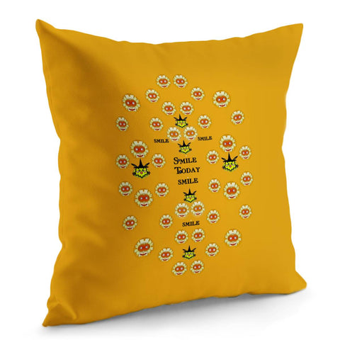 Image of Smile Today Pillow Cover